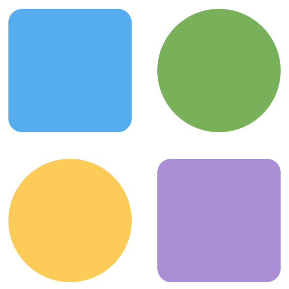 Example images of the Colors words