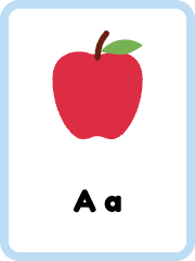 English Alphabet & Phonics flashcards example flashcard