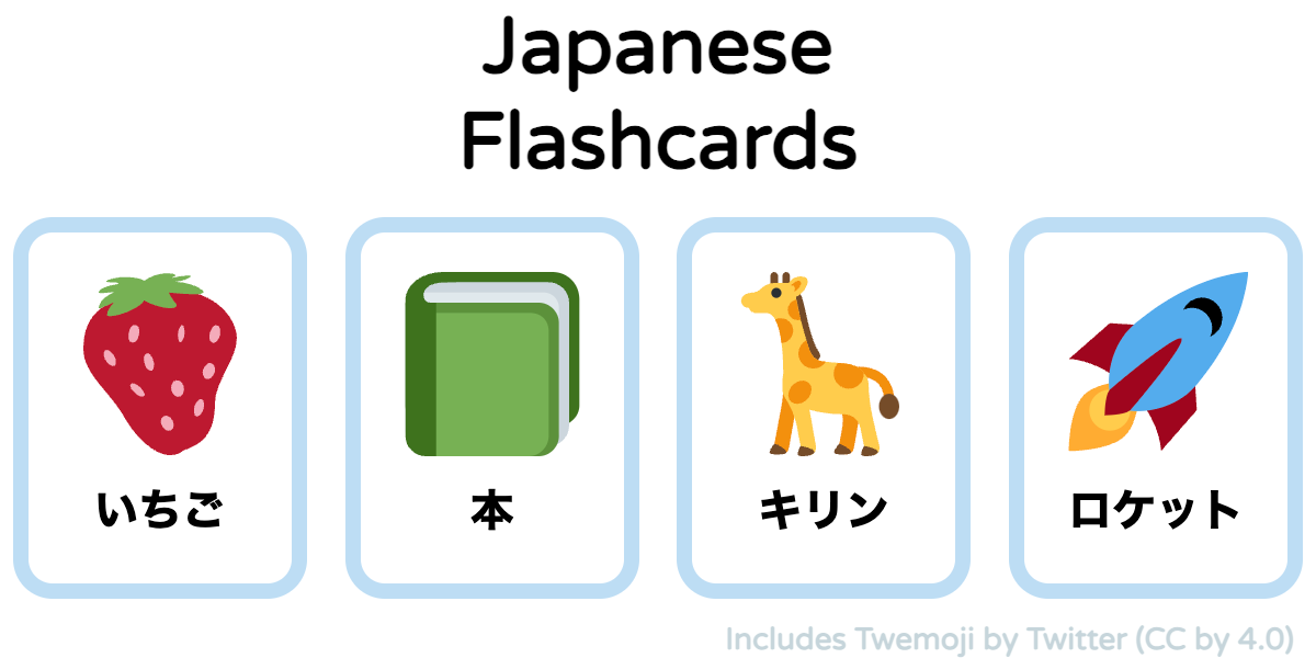 japanese-online-printable-flashcards-free-prints-pdfs for Free Printable Adjective Flashcards With Pictures Japanese Online & Printable Flashcards - Free Prints & PDFs for Free Printable Adjective Flashcards With Pictures