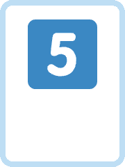 Numbers flashcards example flashcard