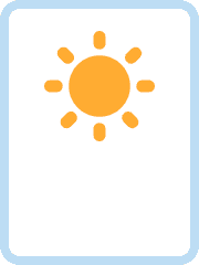 Weather flashcards example flashcard